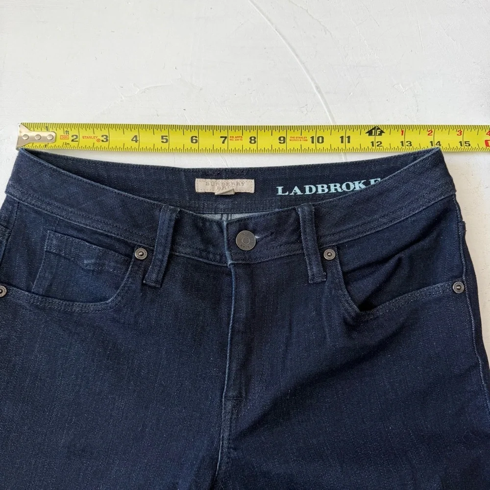 Burberry Brit Ladbroke Womens Navy Blue Straight Jeans Size 28 - Picture 8 of 11